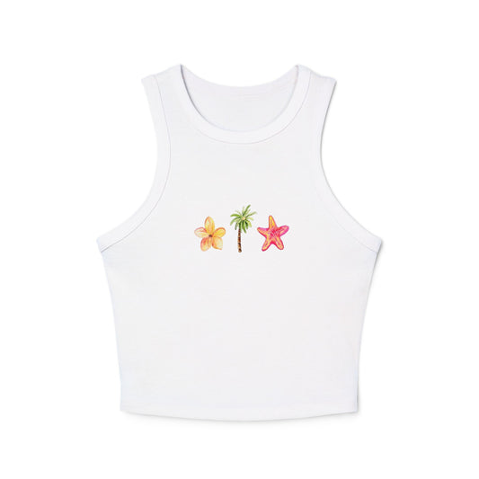 Palm & Hibiscus Tank