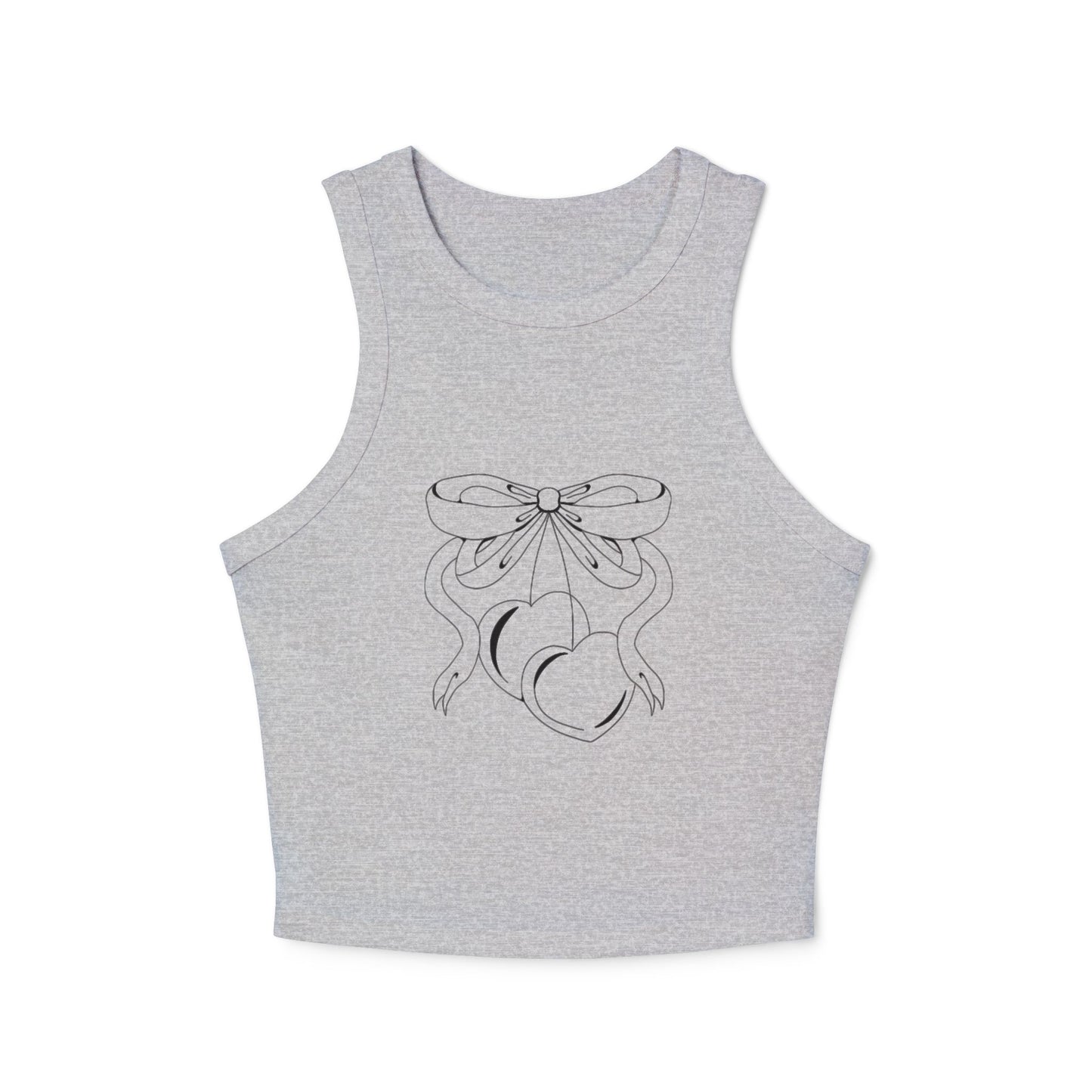 Cute Bow & Heart Tank