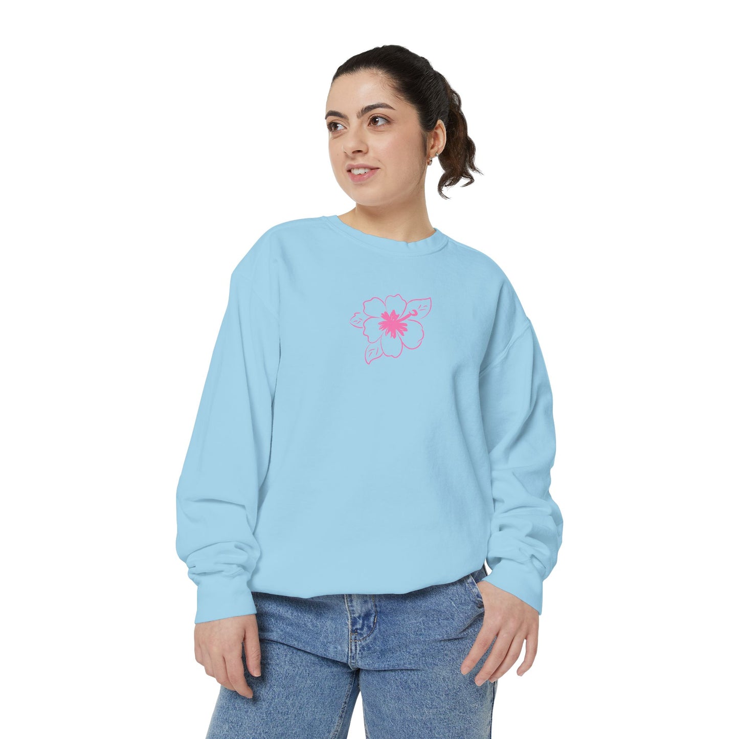 Surfboard & Hibiscus Crewneck