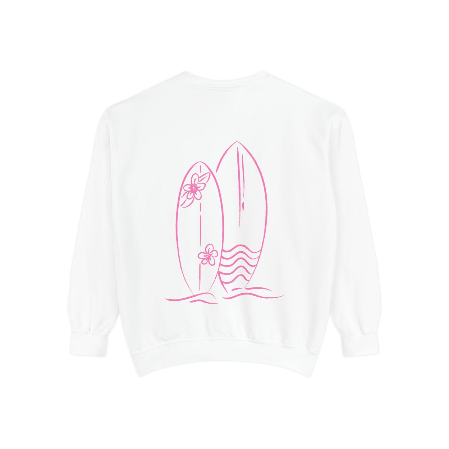 Surfboard & Hibiscus Crewneck