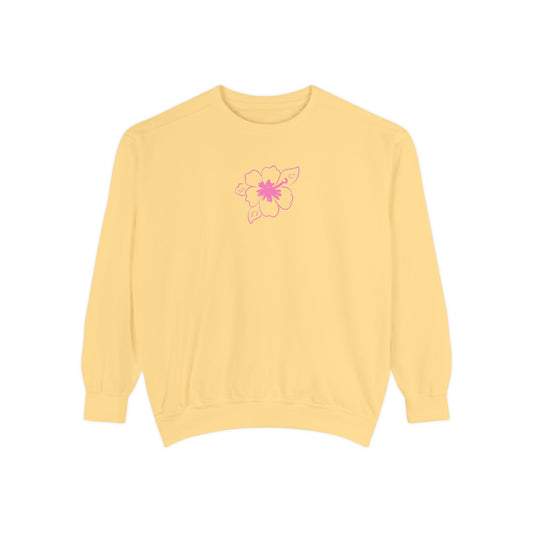 Surfboard & Hibiscus Crewneck