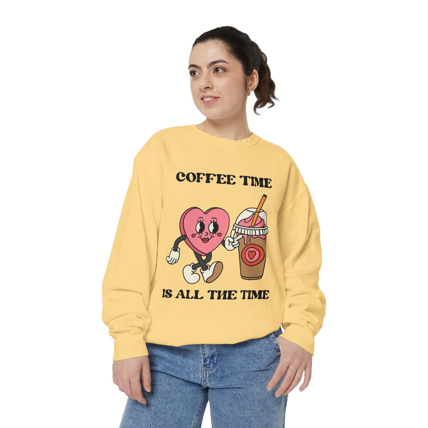 “Coffee Time is all the Time” Crewneck