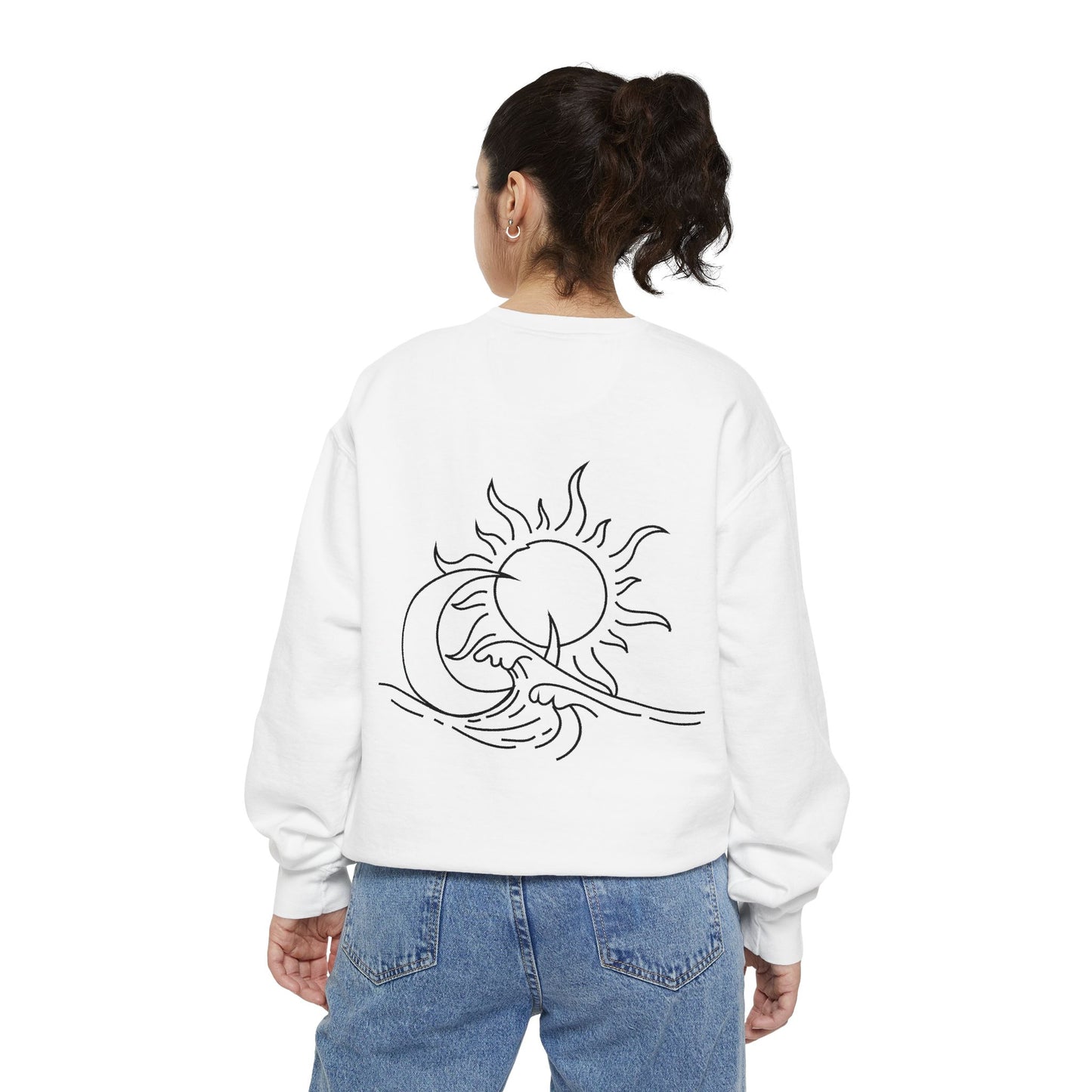 The Cozy Club “Sun, Moon, Wave” Crewneck