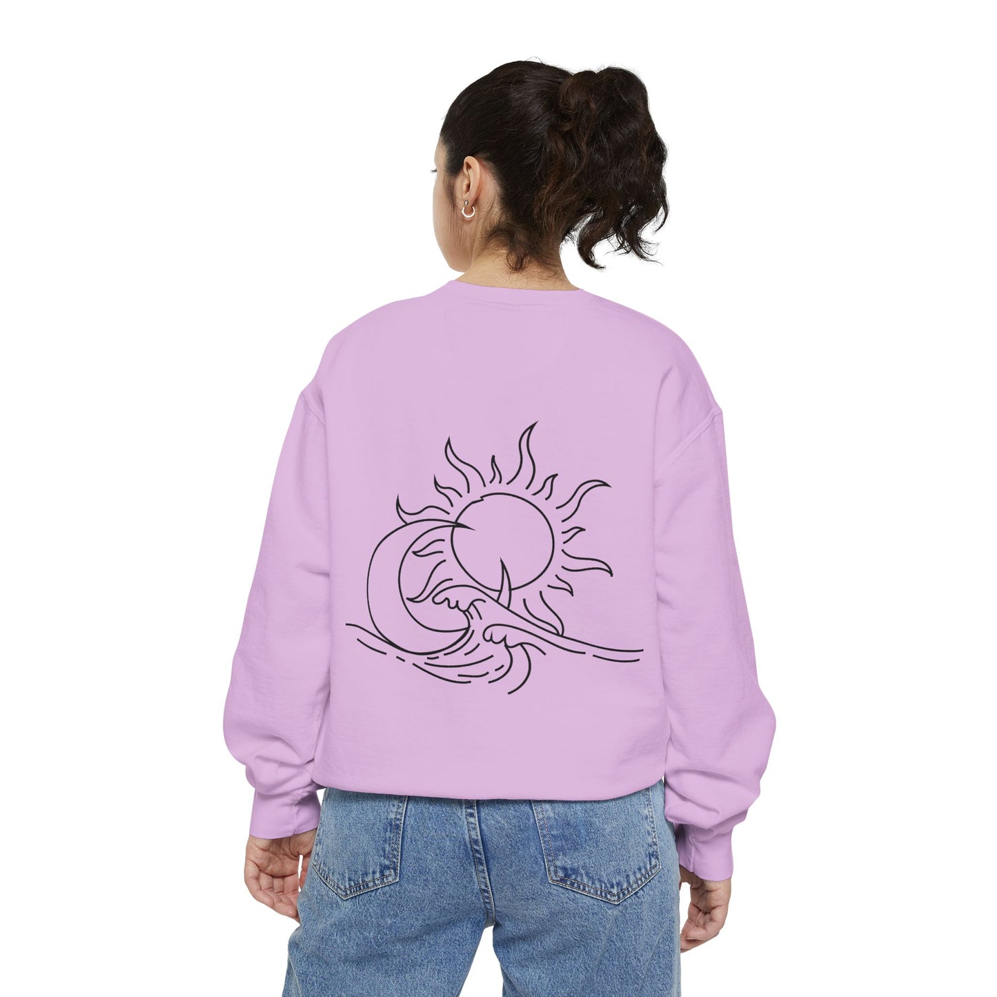 The Cozy Club “Sun, Moon, Wave” Crewneck