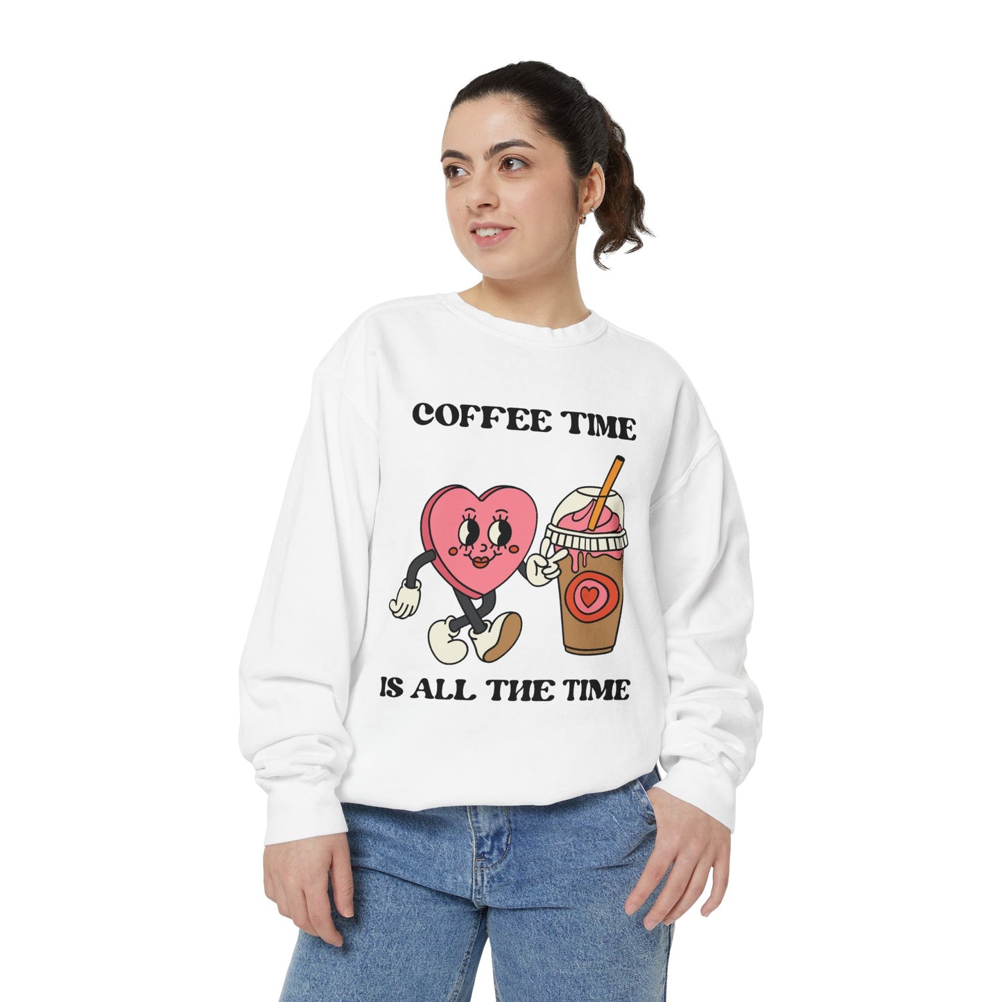 “Coffee Time is all the Time” Crewneck