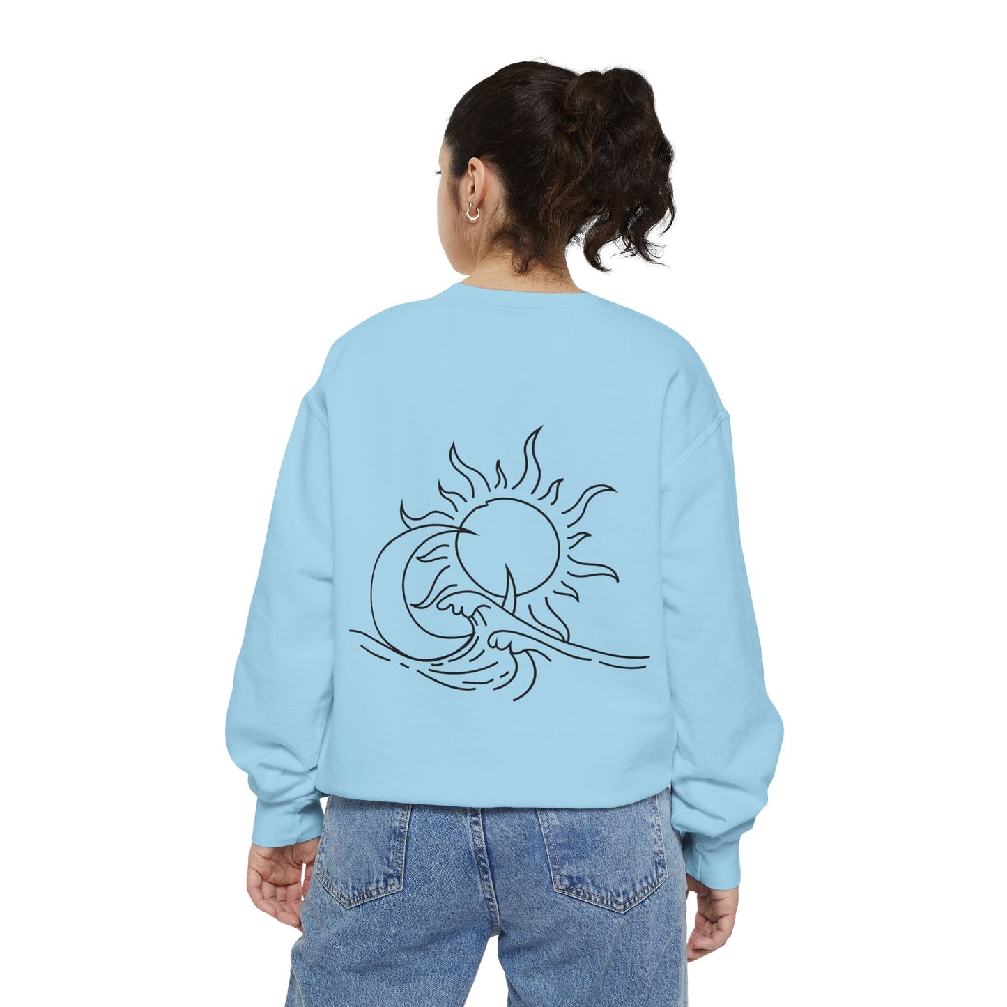 The Cozy Club “Sun, Moon, Wave” Crewneck