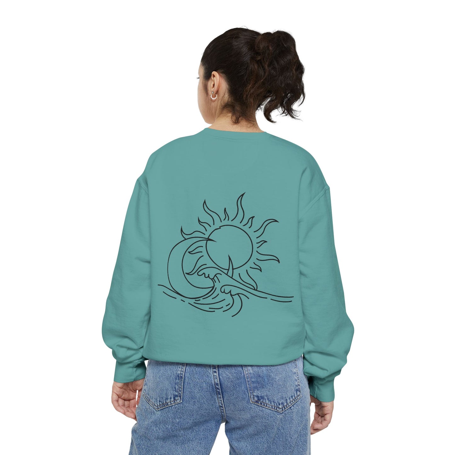 The Cozy Club “Sun, Moon, Wave” Crewneck